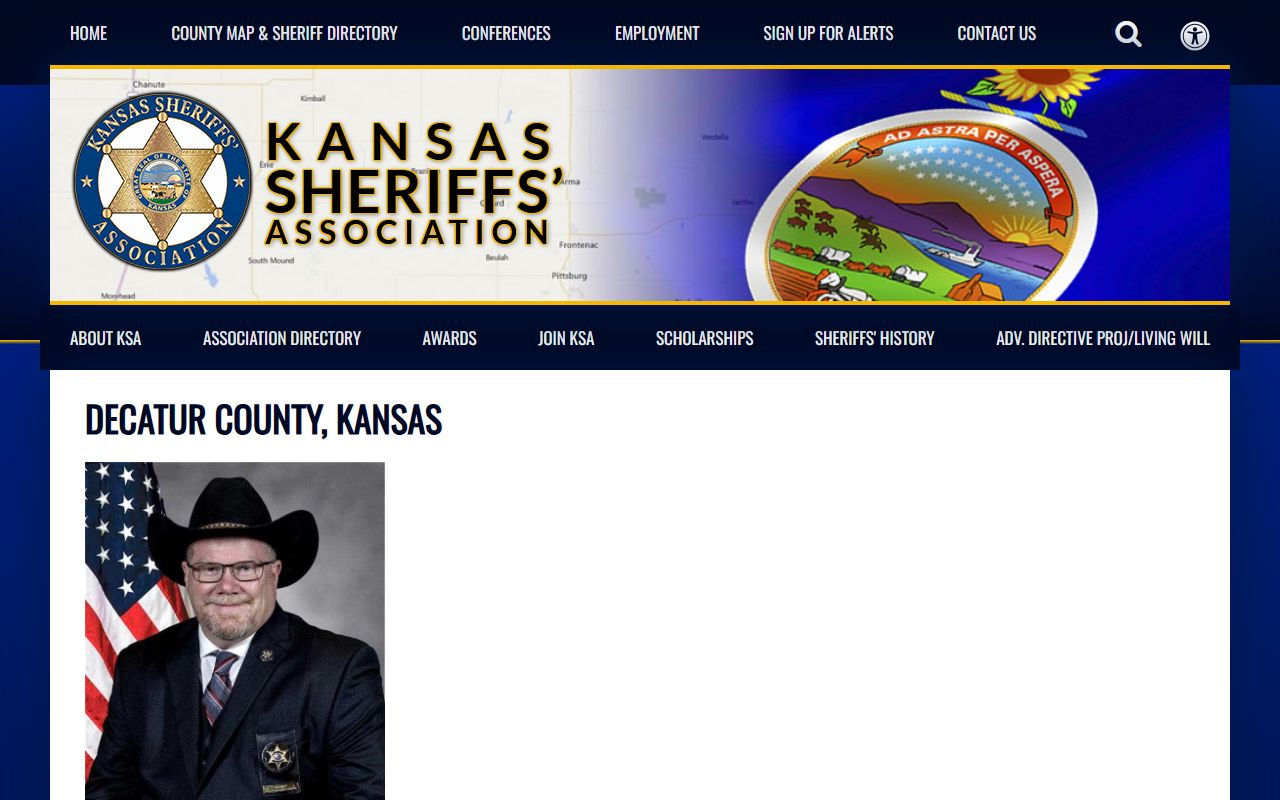 Decatur County Jail inmate lookup Kansas Sheriffs Association directory